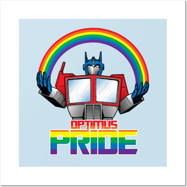 Optimus Pride Wall Art by JMKohrs